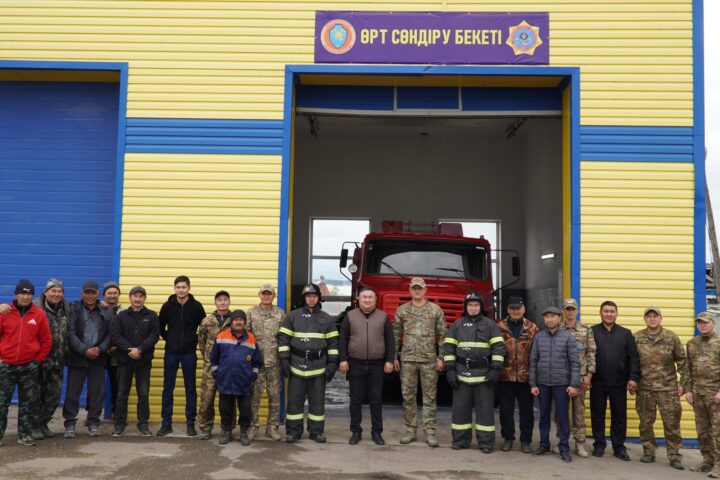 В Зерендинском районе открыли пожарный пост для четырёх сёл