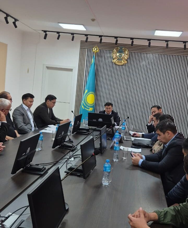 Заседание Зернового штаба Министерства транспорта в Атбасаре