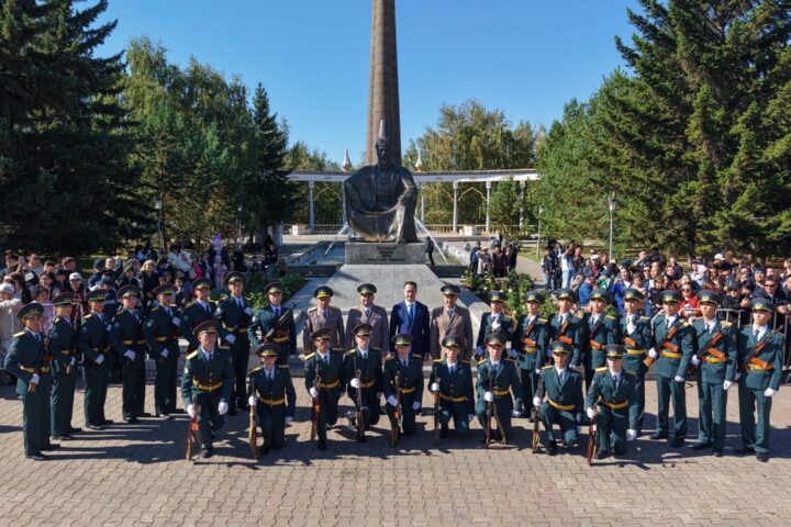 100 курсантов академии МЧС в Кокшетау приняли присягу