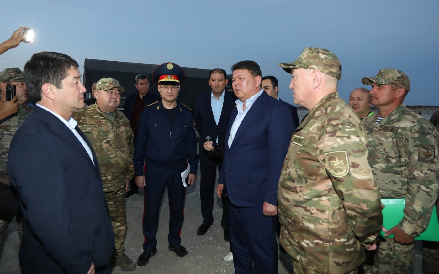 Заседание правительственной комиссии по факту гибели военнослужащих в Мангистауской области
