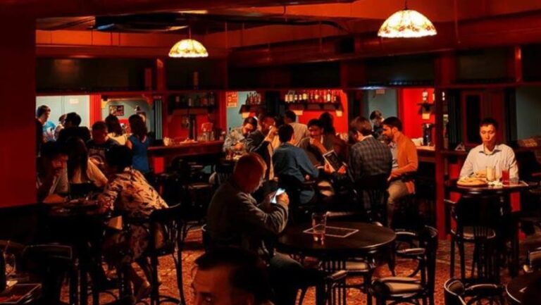 Паб Harat’s Irish Pub на Желтоксан в Астане — вечер в пабе