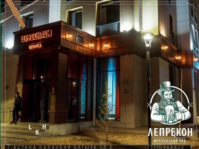 Ирландский паб Leprechaun в Астане — интерьер 1