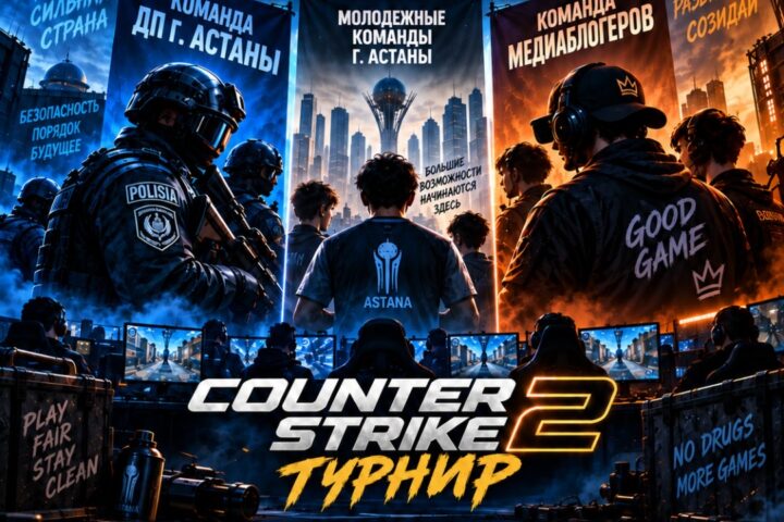 Департамент полиции Астаны проведет турнир по CS2