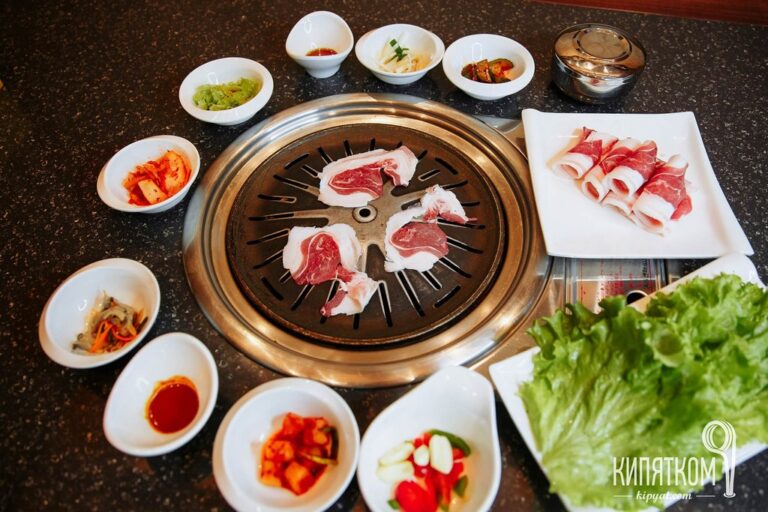 Koreana BBQ — подача