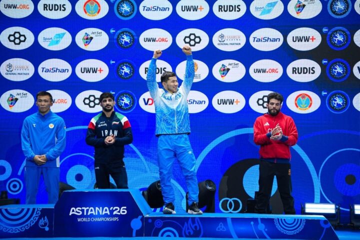 Борец из Астаны взял бронзу чемпионата мира по борьбе