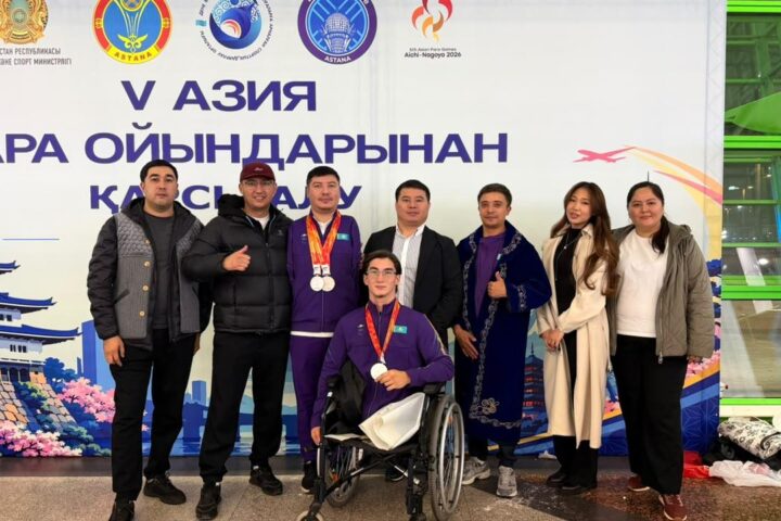 Два спортсмена Астаны вернулись с серебром Пара игр