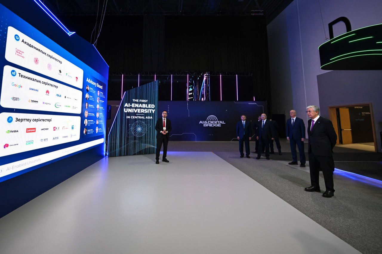 Церемония открытия Qazaq AI Research University в Астане